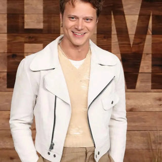 Reminders of Him Premiere Rudy Pankow Leather Jacket