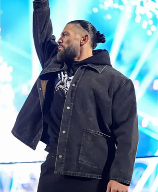 RAW 2026 Roman Reigns Denim Jacket
