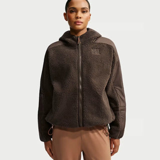 SKIMS Sherpa Oversized Full-Zip Hooded Jacket
