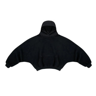 SKYLRK 2026 Batwing Black Hoodie