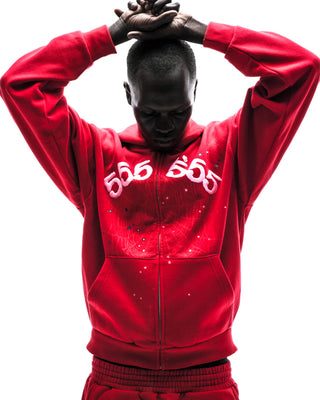 Sp5der ANGEL NUMBER ZIP HOODIE