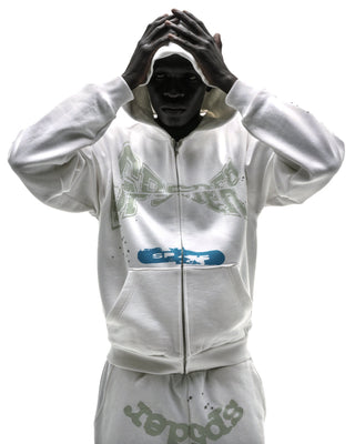Sp5der T&F Zip Up Hoodie