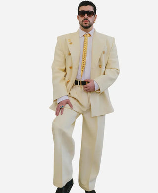 Schiaparelli FW 26 Bad Bunny Coat Suit