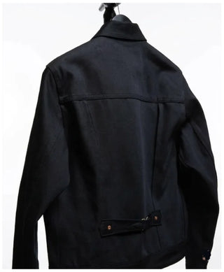 Schott x Lee Black 101 J Cowboy Denim Jacket