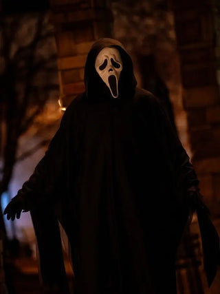 Scream 7 Ghost Black Hooded Costume

