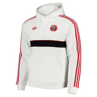 Sheffield United Adidas White Hoodie