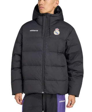 Real Madrid Adidas Eqt Black Puffer Jacket
