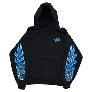 Shop Detroit Tigers x Warren Lotas Black Den Hoodie For Men