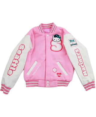 Shop Mariners Hello Kitty Varsity Jacket