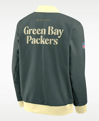 Shop NFL Green Bay Packers Rivalries Nike Sideline Bomber Jacket