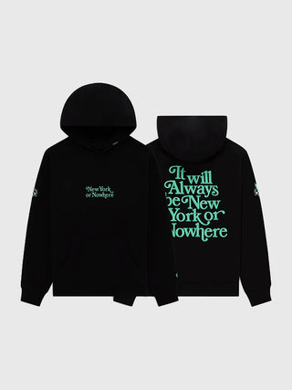 Shop Now New York  Liberty Motto Black Hoodie