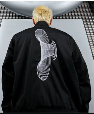 Silence Please x adidas Originals Firebird Black Jacket