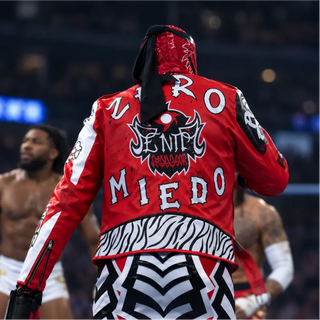 SmackDown 2026 Penta Red Leather Jacket
