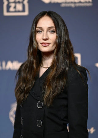 Sophie Turner Ballon d'Or Black Blazer
