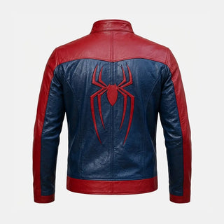 Spider Man Brand New Day  Red Leather Zip Jacket