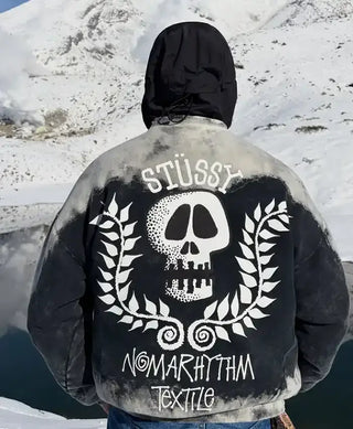 St?ssy x NOMA Skull Jacket For Men & Women