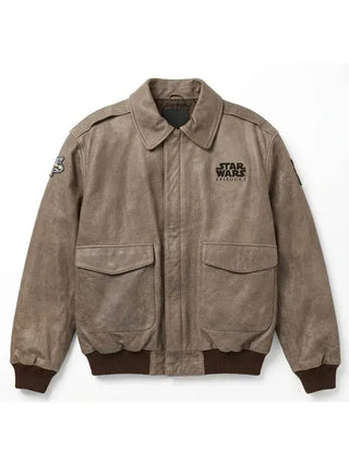 Star Wars Starfighter  Vintage Leather Jacket