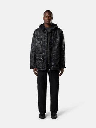 Stone Island Slick Nylon Tela-TC hooded Jacket