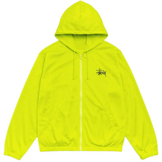 Stussy Athletic Mesh Zip Green Hoodie