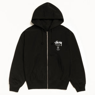 Stussy World Tour Hooded Zip Jacket