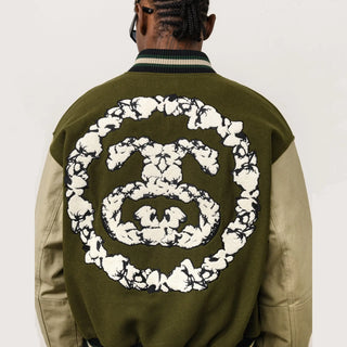Stüssy x Denim Tears Wool Varsity Jacket