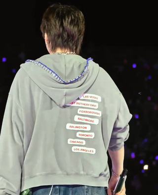 Suga BTS Arirang World Tour Grey Zip Hoodie