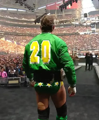 SummerSlam CM Punk WWE Bomber Green Jacket