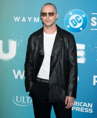 Supergirl World Premiere Nicholas Hoult  Black Jacket
