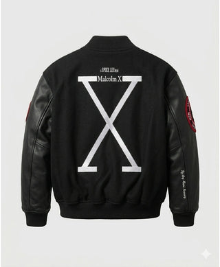 Supreme 40 Acres Malcolm X Varsity Jacket