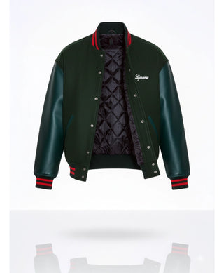 Supreme SS26 Green Varsity Jacket