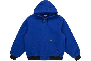 Supreme x The Misfits Blue Hooded Work Jacket
