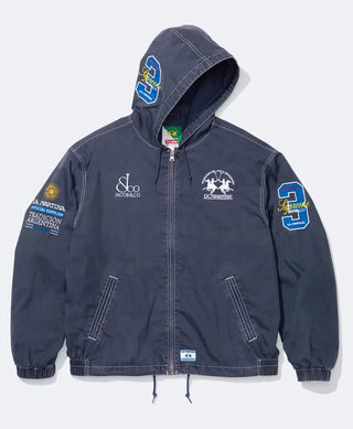 Supreme x La Martina Blue Hooded Jacket
