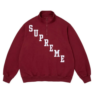 Supreme 2026 Slant Appliqué Half Zip Pullover
