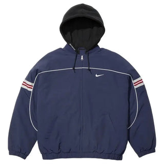 Supreme Nike Nylon Blue Hooded Jacket