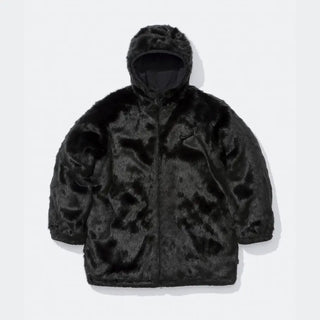 Supreme Nike faux Fur Black Reversible Parka Jacket