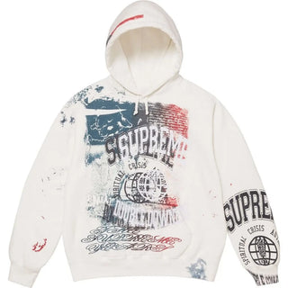 Supreme Overprint Hooded Sweatshirt