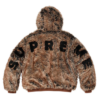 Supreme Reversible Faux Fur Hooded Work Jacket