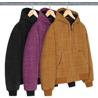 Supreme Woven Suede Work Jacket For Men & Women