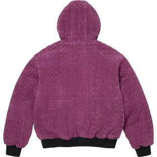 Supreme Woven Suede Work Purple Jacket For Men & Women
