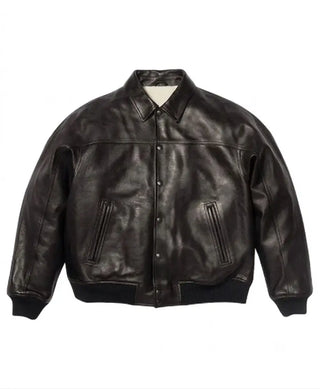 Supreme x A.PRESSE Black Leather Jacket