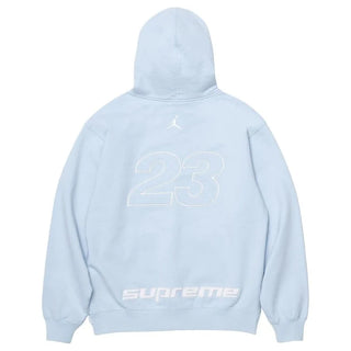 Supreme x Jordan Hooded Blue Sweatshirt