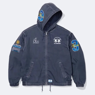 Supreme x La Martina Blue Hooded Jacket