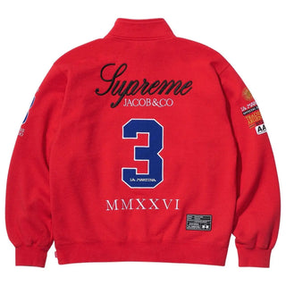 Supreme x La Martina Red Zipper Up Sweatshirt