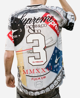 Supreme x La Martina x Jacob & Co Soccer White  Jersey