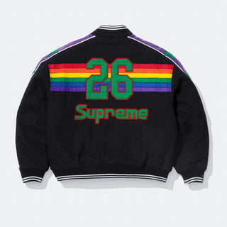 Supreme x Mitchell & Ness Denver Nuggets varsity jacket