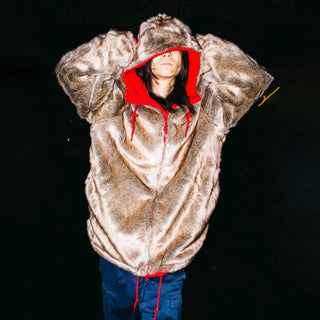 Supreme x Nike Faux Fur Hooded Jacket or Men & Women
