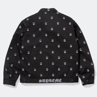 Supreme x Spitfire Black Work Zipper Jacket For Men & Women