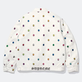 Supreme x Spitfire White Work Zipper Jacket