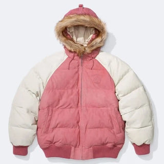 Supreme x Timberland Suede pink Puffer Jacket