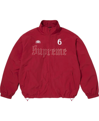 Supreme x Umbro Rhinestone Red Track Jacket